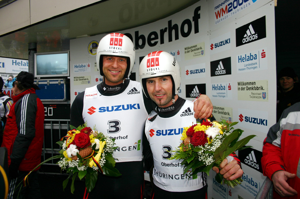 Tobias Schiegl bei der Siegerehrung